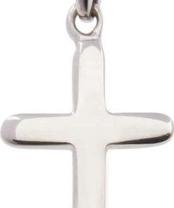 Christian | Wit gouden kruis | Nu te koop bij 14Karaats.nl | 10001091-Pendants