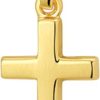 The Jewelry Collection | The Jewelry Collection Hanger Kruis - Geelgoud | Nu te koop bij 14Karaats.nl | 10001091-Pendants
