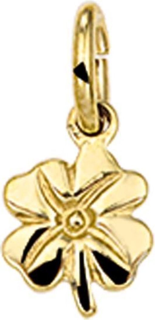 The Jewelry Collection | The Jewelry Collection Hanger Klaver - Goud | Nu te koop bij 14Karaats.nl | 10001091-Pendants