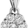 Orphelia | Orphelia HD-4209 - Hanger - 18 Karaat Witgoud / Diamant 0.22 ct | Nu te koop bij 14Karaats.nl | 10001091-Pendants