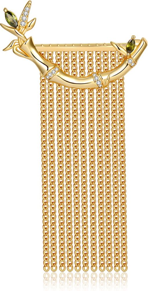 QoF | Ketting Broche - 14k Goud | Nu te koop bij 14Karaats.nl | 10001085-Brooches