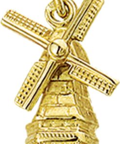 The Jewelry Collection | The Jewelry Collection Bedel Molen - Goud | Nu te koop bij 14Karaats.nl | 10001091-Pendants