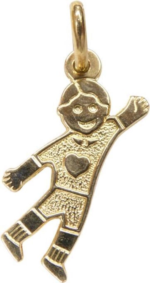 Christian | Gouden hanger met harten kind | Nu te koop bij 14Karaats.nl | 10001091-Pendants