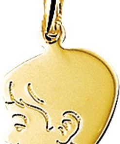 The Jewelry Collection | The Jewelry Collection Bedel Jongen - Goud | Nu te koop bij 14Karaats.nl | 10001091-Pendants