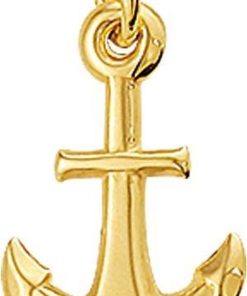 The Jewelry Collection For Men | The Jewelry Collection For Men Hanger Anker - Goud | Nu te koop bij 14Karaats.nl | 10001091-Pendants