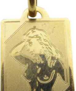 Christian | Geel gouden maagd sterrenbeeld hanger | Nu te koop bij 14Karaats.nl | 10001091-Pendants