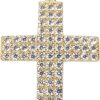 Christian | Gouden kruis met zirkonia's | Nu te koop bij 14Karaats.nl | 10001091-Pendants