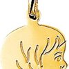 The Jewelry Collection | The Jewelry Collection Bedel Meisje - Goud | Nu te koop bij 14Karaats.nl | 10001091-Pendants