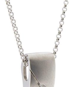 Christian | Wit gouden hanger met briljant | Nu te koop bij 14Karaats.nl | 10001091-Pendants