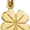 Marie-Celeste | The Jewelry Collection Hanger Klaver - Goud | Nu te koop bij 14Karaats.nl | 10001091-Pendants