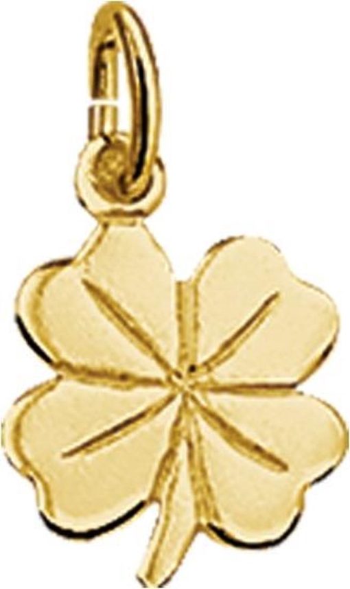 Marie-Celeste | The Jewelry Collection Hanger Klaver - Goud | Nu te koop bij 14Karaats.nl | 10001091-Pendants