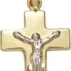 Christian | Gouden kruis met korpus | Nu te koop bij 14Karaats.nl | 10001091-Pendants