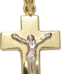 Christian | Gouden kruis met korpus | Nu te koop bij 14Karaats.nl | 10001091-Pendants