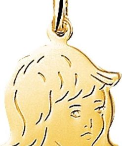 The Jewelry Collection | The Jewelry Collection Bedel Meisje - Goud | Nu te koop bij 14Karaats.nl | 10001091-Pendants