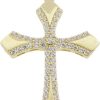 Christian | Gouden kruis met zirkonia | Nu te koop bij 14Karaats.nl | 10001091-Pendants