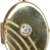 Christian | Geel gouden medallion met zirkonia | Nu te koop bij 14Karaats.nl | 10001091-Pendants
