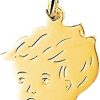 The Jewelry Collection | The Jewelry Collection Bedel Jongen - Goud | Nu te koop bij 14Karaats.nl | 10001091-Pendants