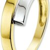 The Jewelry Collection | The Jewelry Collection Ring - Bicolor Goud | Nu te koop bij 14Karaats.nl | 10001092-Rings