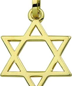 Marie-Celeste | The Jewelry Collection Hanger Davidster - Goud | Nu te koop bij 14Karaats.nl | 10001091-Pendants