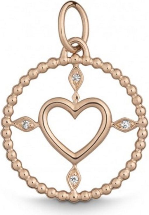 Quinn | Quinn - Dames Hanger - 750 / - rose goud - 8240229 | Nu te koop bij 14Karaats.nl | 10001091-Pendants