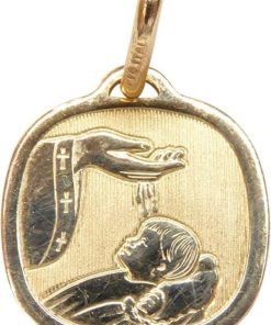 Christian | Gouden doopsel hanger | Nu te koop bij 14Karaats.nl | 10001091-Pendants