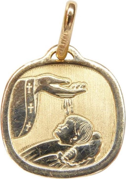 Christian | Gouden doopsel hanger | Nu te koop bij 14Karaats.nl | 10001091-Pendants