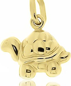 Zwartevalk | Juwelier Zwartevalk 14 karaat gouden schildpad hanger - 14.102.021 | Nu te koop bij 14Karaats.nl | 10001091-Pendants