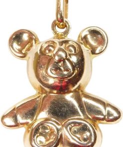 Christian | Gouden teddybeer hanger | Nu te koop bij 14Karaats.nl | 10001091-Pendants
