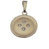 Verlinden Juwelier | Hanger - geel goud 14 krt - 0.16 crt diamant - Verlinden juwelier | Nu te koop bij 14Karaats.nl | 10001091-Pendants