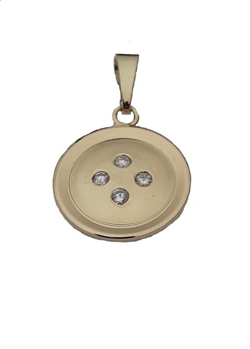 Verlinden Juwelier | Hanger - geel goud 14 krt - 0.16 crt diamant - Verlinden juwelier | Nu te koop bij 14Karaats.nl | 10001091-Pendants