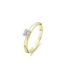 Blush | Blush Ring 1133YZI -  Geel Goud (14Krt.) met Zirconia | Nu te koop bij 14Karaats.nl | 10001092-Rings
