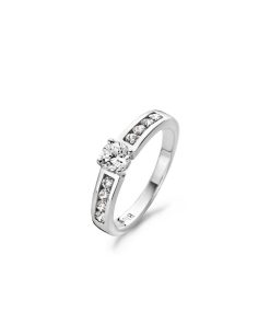 Blush | Blush Ring 1126WZI -  Wit Goud (14Krt.) met Zirconia | Nu te koop bij 14Karaats.nl | 10001092-Rings