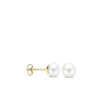 Blush | Blush Oorbellen 7151YPW -  Geel Goud (14Krt.) met Zoetwater Parel | Nu te koop bij 14Karaats.nl | 10001087-Earrings/Body-piercing Jewellery