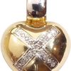 Christian | Harten bicolor hanger | Nu te koop bij 14Karaats.nl | 10001091-Pendants