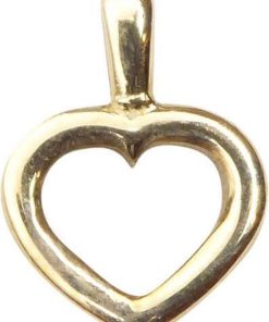 Christian | Gouden harten hanger | Nu te koop bij 14Karaats.nl | 10001091-Pendants