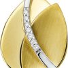 The Jewelry Collection | The Jewelry Collection Hanger Diamant 0.04ct H Si - Bicolor Goud | Nu te koop bij 14Karaats.nl | 10001091-Pendants