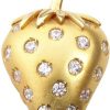 Christian | Gouden aardbei hanger met zirkonia | Nu te koop bij 14Karaats.nl | 10001091-Pendants