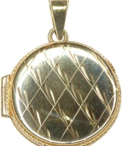 Christian | Gouden mediallon met fotolijst | Nu te koop bij 14Karaats.nl | 10001091-Pendants