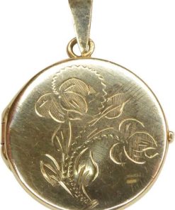 Christian | Geel gouden medaillon | Nu te koop bij 14Karaats.nl | 10001091-Pendants