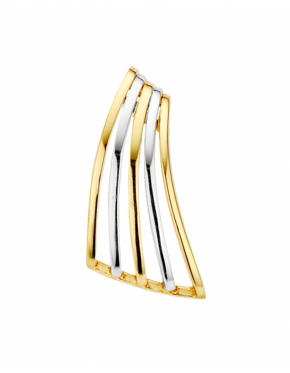 Mori | Mori Gold 14krt geel-/witgouden hanger Mori | Mori Gold 14krt geel-/witgouden hanger