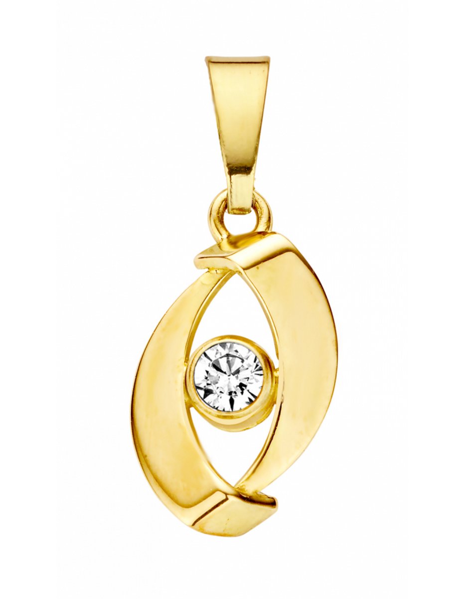 Mori | Mori Gold 14krt geelgouden hanger met 0 Mori | Mori Gold 14krt geelgouden hanger met 0