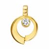 Mori | Mori Gold 14krt geelgouden hanger met 0