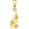 Mori | Mori Gold 14krt geelgouden hanger met 0