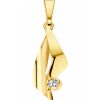Mori | Mori Gold 14krt geelgouden hanger met 0