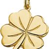 Marie-Celeste | The Jewelry Collection Hanger Klaver - Goud | Nu te koop bij 14Karaats.nl | 10001091-Pendants