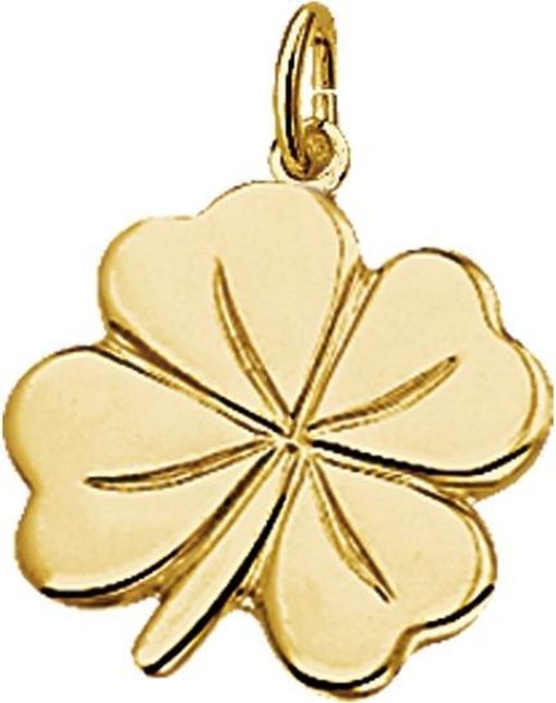 Marie-Celeste | The Jewelry Collection Hanger Klaver - Goud | Nu te koop bij 14Karaats.nl | 10001091-Pendants