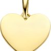 New Bling | New Bling 9NBG-0243 Gouden Hangertje - Dames - Hartje - 11 x 10 mm - Glad - Bedel - 14 Karaat - Goud | Nu te koop bij 14Karaats.nl | 10001091-Pendants
